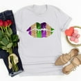 thumbnail image 1 of Aloohaidyvio Mardi Gras Clothing Overalls,Womens Mardi Gras Shirts Crewneck Printed Short Sleeve Loose T-shirt, Clothing, 1 of 1