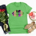 thumbnail image 1 of Aloohaidyvio Mardi Gras Shirts Women,Womens Mardi Gras Shirts Crewneck Printed Short Sleeve Loose T-shirt, Clothing, 1 of 4