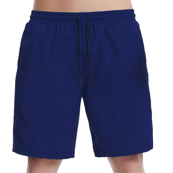 Aloohaidyvio George Mens Hawaiian Beach Surf Pants With Pockets Quick Dry Athletic Drawstring Shorts