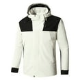 thumbnail image 1 of Aloohaidyvio Men's Lightweight Waterproof Rain Jacket,Shell Hooded Outdoor Raincoat Hiking Windbreake jacket, 1 of 3