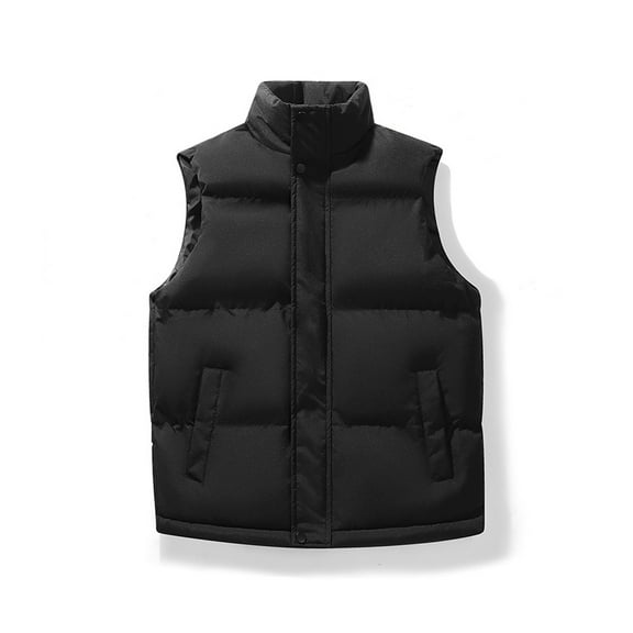 Aloohaidyvio Men's Puffer Vest Water-Resistant winter outdoor Zipper Sleeveless Warm Puffey Jacket