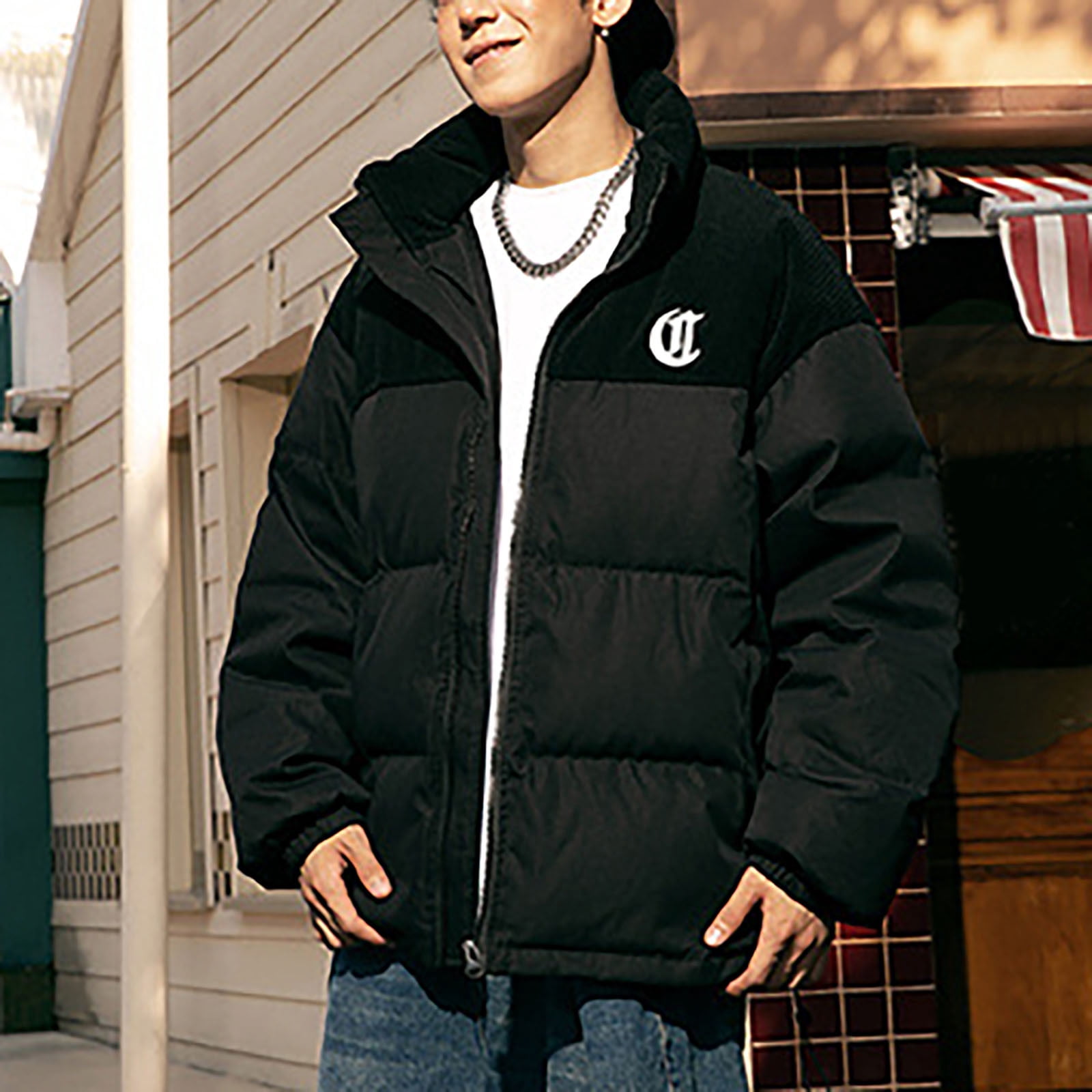 Thermal Waterproof Puffer Coat for Men main image 0