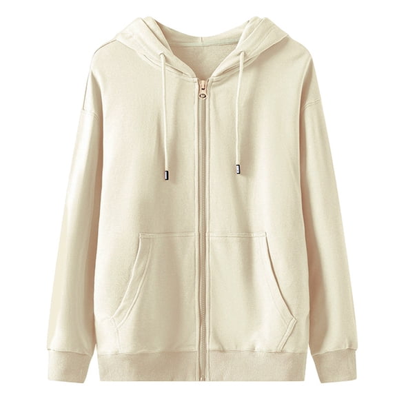 Aloohaidyvio Mens Jackets Men's Zip Up Hoodie Lightweight Long Sleeve Basic Slim Fit Cotton SweatShirt with Pocket