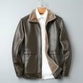 thumbnail image 1 of Aloohaidyvio Mens Leather Jackets Casual Faux Leather Motorcycle Jacket Biker Vintage Outwear, 1 of 6