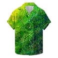 Aloohaidyvio Mens Mardi Gras Clothing Mens Funky Hawaiian Shirts Holiday Big and Tall Theme