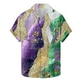 Aloohaidyvio Mens Mardi Gras Shirts Men