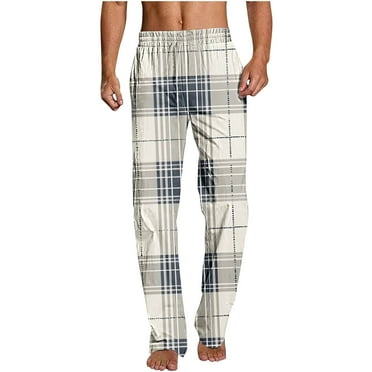 Aloohaidyvio Mens Modal Pajama Pants Lightweight Long Bottoms Pants with Pocket Drawstring