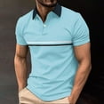 thumbnail image 1 of Aloohaidyvio Mens Polo Shirts ,Spring Summer Mens Golf Sports Polo Shirt Short Sleeve Performance Moisture-Wicking Pique Shirt Business Casual Shirt, 1 of 6