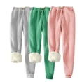 thumbnail image 1 of Aloohaidyvio No Boundaries 3 Pack Fleece Lined Joggers for Women Thermal Sweatpants for Women Joggers with Pockets Workout Pants Running Pants, 1 of 1
