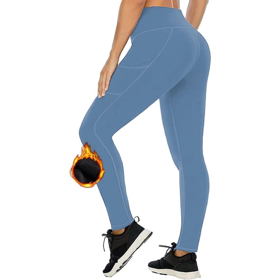 Aloohaidyvio Pants No Boundaries,Fleece Lined Winter Warm Leggings for Women Thick Thermal Velvet Tights High Waisted Stretchy Plus Pants