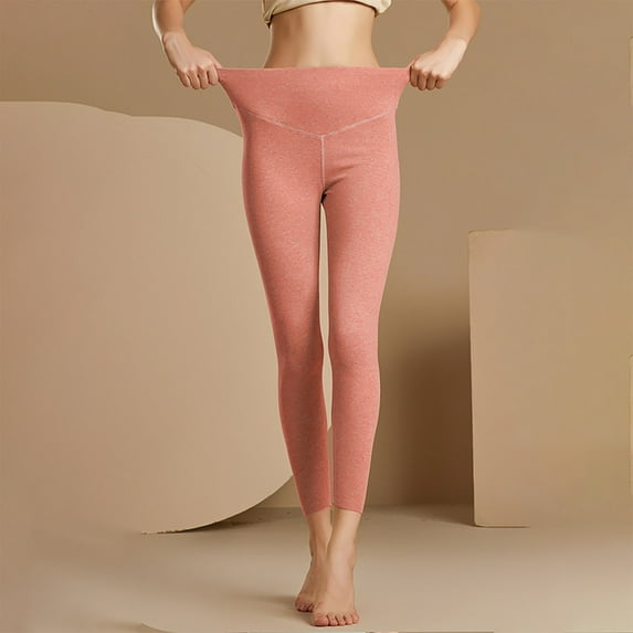 Aloohaidyvio No Boundaries Fleece Thick Leggings for Women,Winter Wool Warm Elastic Yoga Slim Pant