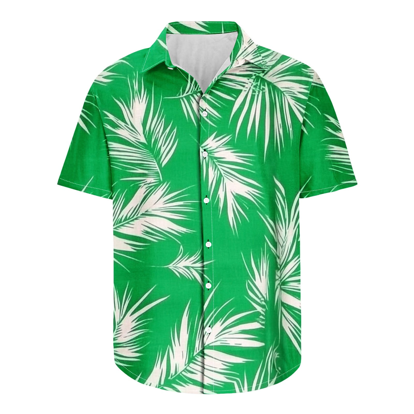 Men's Hawaiian Shirt – Short Sleeve Button-Down With Tropical Prints For Beach, Vacation & Casual Summer Style