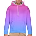 thumbnail image 1 of Aloohaidyvio Mens Tie Dye Hooded Sweatshirt Long Sleeve Casual Loose Fit Drawstring Pullover Hoodies with Pocket, 1 of 4