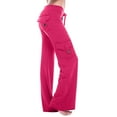 thumbnail image 1 of Aloohaidyvio Pants for Women,Women Workout Out Leggings Stretch Waist Button Pocket Yoga Gym Loose Pants, 1 of 5