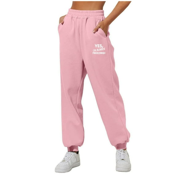 Aloohaidyvio Sweatpants Women with Pockets Loose Lightweight Stretch Yoga Lounge Pants Comfy Drawstring Workout Jogging Pants