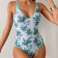 thumbnail image 1 of Aloohaidyvio Swimsuits for Women Women's Beach Bathing Suit Tummy Control Round Neck Modest One Piece Swimsuit, 1 of 7