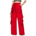 thumbnail image 1 of Aloohaidyvio High Waisted Cargo Pants for Women Trendy Casual Baggy Joggers Pants with Pockets, 1 of 6