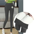 thumbnail image 1 of Aloohaidyvio Women Winter Sherpa Fleece Lined Super Thick Leggings High Waist Stretchy Warm Thermal Butt Lift Pants, 1 of 6