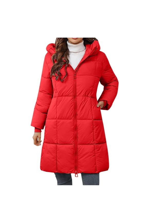 Women's Winter Coat Heavyweight Full Length Fleece Lined Maxi Puffer Long Coat