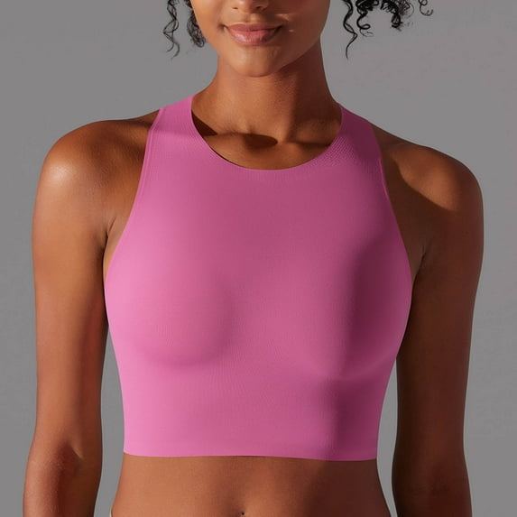Aloohaidyvio Cropped Tank Tops for Women No Boundaries High Neck Racerback Tanks Sleeveless Casual Workout Crop Top