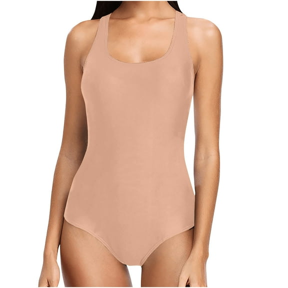 Aloohaidyvio One Piece Swimsuits for Women Boyleg Sports Swimwear Tummy Control Athletic Bathing Suits Training 2XL