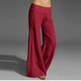 thumbnail image 1 of Aloohaidyvio Pants with Pockets,Womens Casual Full-Length Loose Pants High Waist Trousers Long Straight Wide Leg Pants, 1 of 6