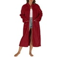 thumbnail image 1 of Aloohaidyvio Plush Robes for Women,Long Zip Up Robes for Women, Plush Zipper Robes for Women Plus Size, Housecoats for Women Zipper Front, 1 of 6