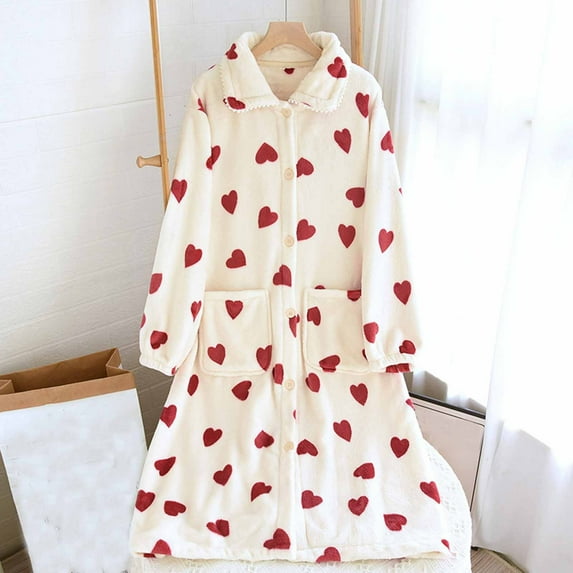 Aloohaidyvio Plush Robes for Women,Ultra Soft Robe with Pockets, Soft Spa Bathrobe Loungewear Calf-Length, Plush Robe for Women Fuzzy, Wrap Robe