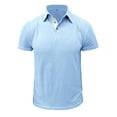 thumbnail image 1 of Aloohaidyvio Polo Shirts for Men Big and Tall,Wicking Quick-Dry Button Everyday Short Sleeve T Shirts,Soft Stain Resistant Golf Shirt, 1 of 5