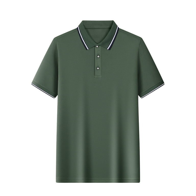 Aloohaidyvio Polo Shirts for Men Comfortable Fit Collared Shirt