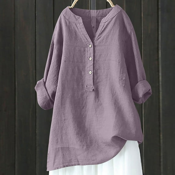 Aloohaidyvio Shirts for Women Plus Size,Womens Tops Long Sleeve Tunic Shirts Summer Shirts