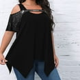 thumbnail image 1 of Aloohaidyvio hanes shirts for women,Womens Fashion Casual Round Neck Short Sleeve Loose Comfortable Blouse Tops, 1 of 6