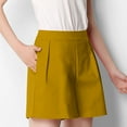 thumbnail image 1 of Aloohaidyvio Shorts for Women,Womens Solid Color Casual Summer Athletic Shorts Elastic Waistband Pocket Sports Shorts,2024 Shorts Deals, 1 of 1