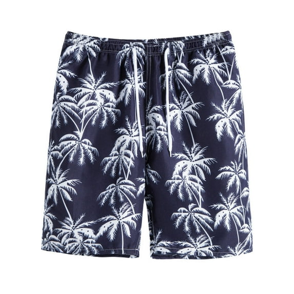 Aloohaidyvio George Mens Swim Trunks Beach Shorts - Swimming Shorts with Mesh Liner and Zipper Pocket
