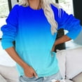thumbnail image 1 of Aloohaidyvio Sweatshirts for Women Loose Fit,Women's Fall Plus Size Tie dye Crewneck Sweatshirt 2024 Winter Long Sleeve Casual Drop Shoulder Pullover Tops, 1 of 6