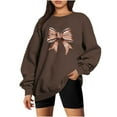 thumbnail image 1 of Aloohaidyvio Sweatshirts for Women No Boundaries,Womens Long Sleeve Sweatshirt Winter Casual Crewneck Pullover Top, 1 of 3