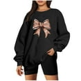 thumbnail image 1 of Aloohaidyvio Sweatshirts for Women No Boundaries,Womens Long Sleeve Sweatshirt Winter Casual Crewneck Pullover Top, 1 of 3