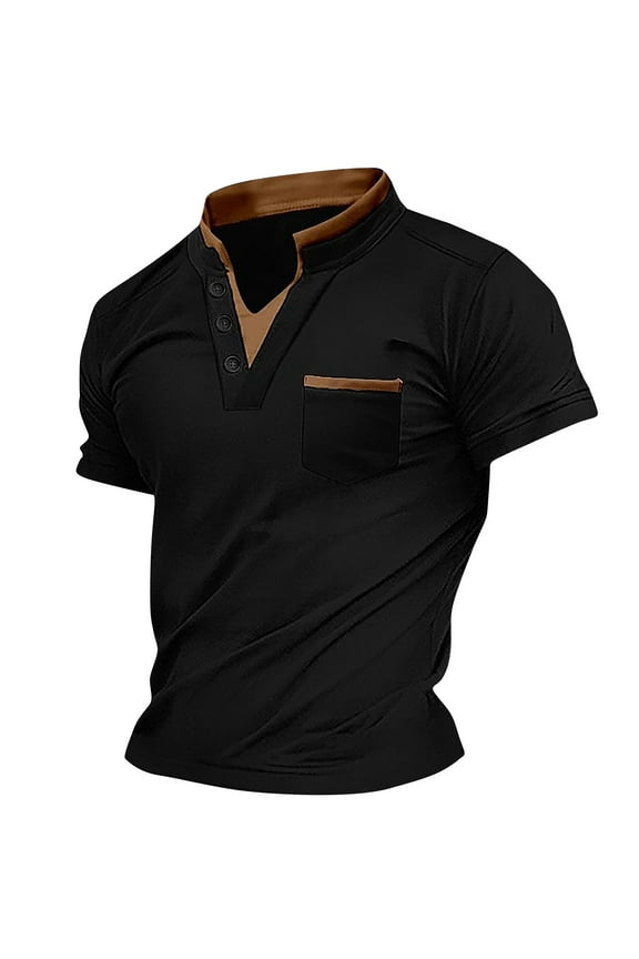 T Shirts for Men Big and Tall,2024 Spring Summer Mens Polo Shirts Quick Dry Short Sleeve Golf T Shirt Performance Moisture Wicking Casual Workout