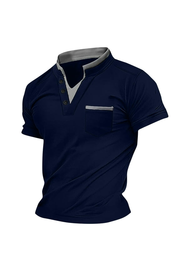 T Shirts for Men Big and Tall,2024 Spring Summer Mens Polo Shirts Quick Dry Short Sleeve Golf T Shirt Performance Moisture Wicking Casual Workout