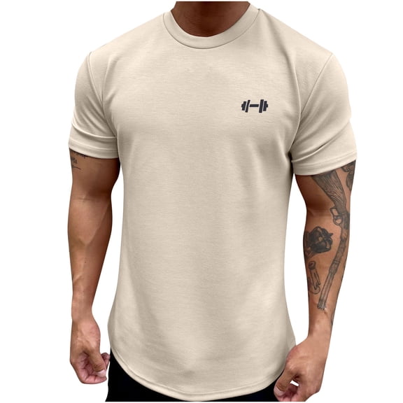 Aloohaidyvio T Shirts for Men Big and Tall,Workout Shirts for Men Short Sleeve Quick Dry Athletic Gym Active T Shirt 2024 Spring Summer Moisture Wicking Tops