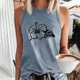 thumbnail image 1 of Aloohaidyvio Tank Tops for Women,Women's Casual Flower Print Basic Tank Tops 2024 Round Neck Soft Sleeveless T-shirt Summer Loose Shirts, 1 of 4
