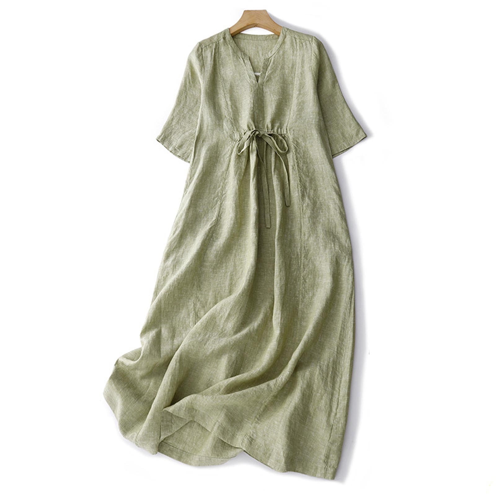 emerald green backless dress Cowl Neck High Slit Velvet Slip Maxi “Classic Calligraphy” 1 Sleeveless Size:13-14Y (36) KUBLK