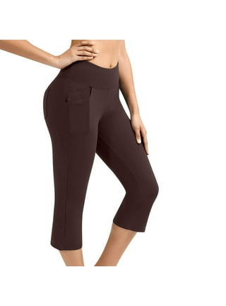 Unbranded Solid Brown Leggings Size XL - 68% off