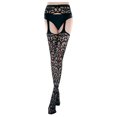 thumbnail image 1 of Aloohaidyvio Tights Women Fishnet Thigh-High Stockings Tights Suspender Pantyhose Stockings for Women Black, 1 of 4