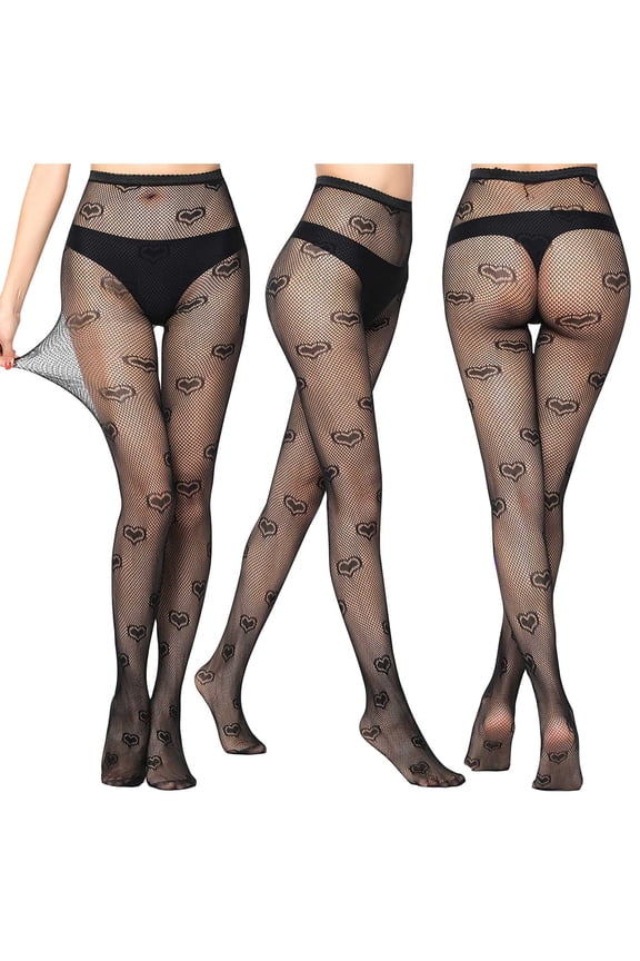 Tights Clearance Womens Sexy Tights High Waist Fishnet Netting Stockings Soft Transparent Stockings Black