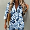 thumbnail image 1 of Aloohaidyvio Tops,Button Down Shirt Women Long Sleeve Blouse Bussiness Casual Lapel Tops, 1 of 5