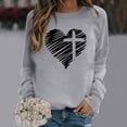 thumbnail image 1 of Aloohaidyvio Tops Long Sleeve, Easter Womens Long Sleeved Round Neck Sports Shirt Tops,Easter Ladies Clothing, 1 of 3
