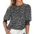 thumbnail image 1 of Aloohaidyvio Tops for Women ,Womens Tops Summer Round -Neck Short Sleeve Sexy Blouse, 1 of 6
