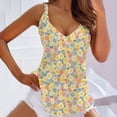 thumbnail image 1 of Aloohaidyvio Tops Plus Size,Women Summer Casual Vest V-Neck Pullover Blouse Printed Sleeveless Tank Tops, 1 of 5