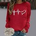 thumbnail image 1 of Aloohaidyvio Tops for Women, Easter Womens Long Sleeved Round Neck Sports Shirt Tops,Easter Ladies Clothing, 1 of 3